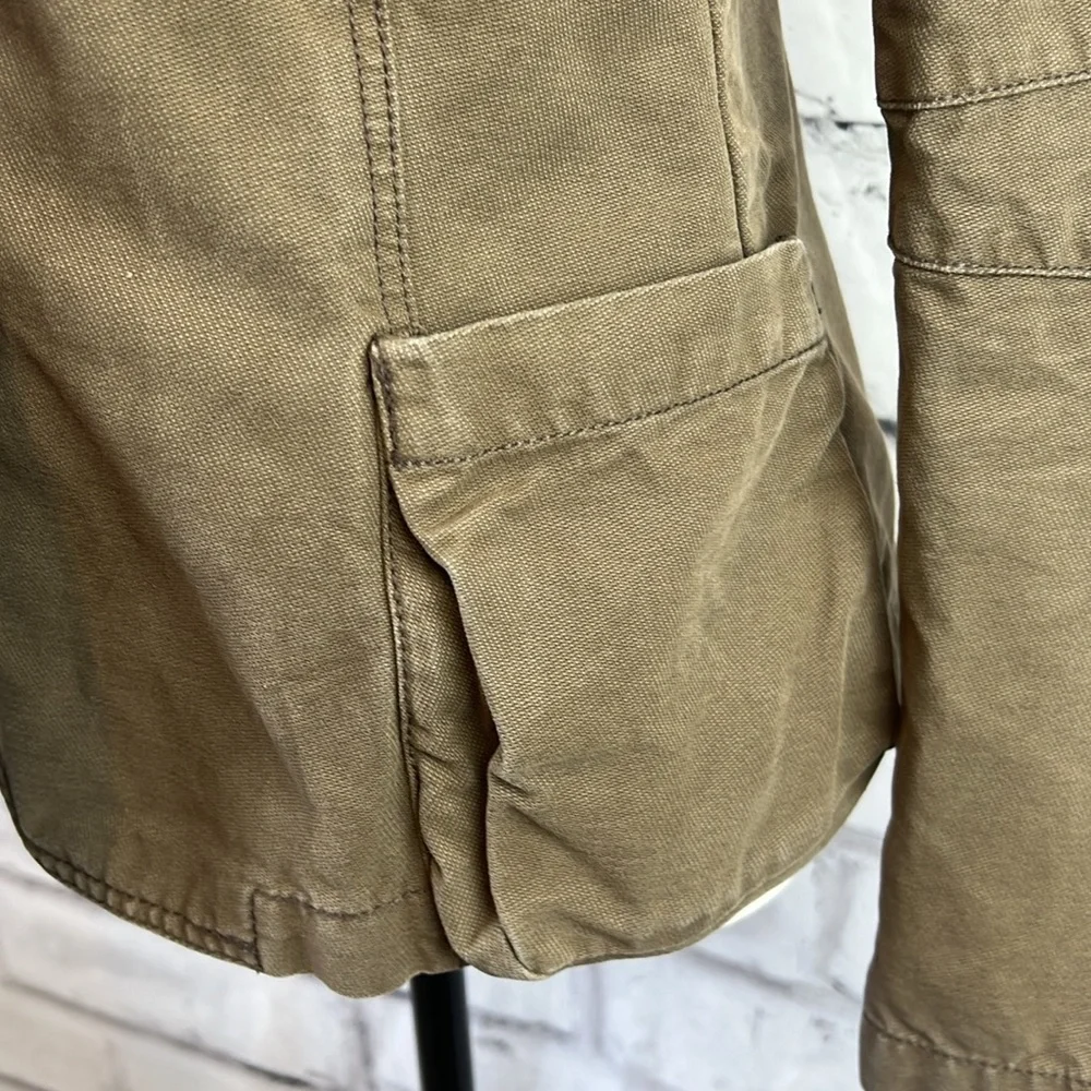 Max & Co 100% Cotton Hooded Jacket Brown - Picture 3 of 14